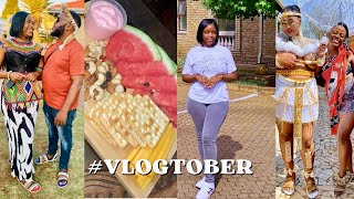 Vlogtober Ep5 unbraiding SHEIN wig install  diy individual lashes Umemulo kaBongiwe more [upl. by Legyn]