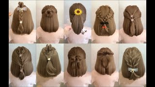 Top 15 Amazing Hairstyles for Short Hair 🌺 Best Hairstyles for Girls [upl. by Adniral]