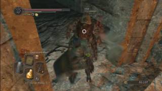 DARK SOULS 2 FAST TITANITE CHUNK FARMING PT 3 DOORS OF PHARROS [upl. by Aicertal]