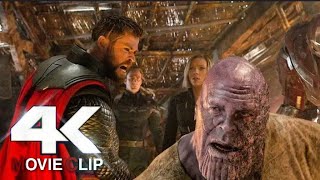 Thor Kills Thanos Scene Hindi Avengers Endgame Movie Clip HD 4K iMAX [upl. by Cirde]