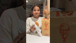 Eating KFC In McDonalds 😱😱 Eating KFC burger in McDonalds food Challenge shorts ashortaday [upl. by Jaela]