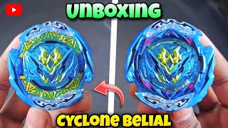 cyclone belial beyblade unboxing band review  cyclone belfyre beyblade  pocket toon [upl. by Eglanteen593]