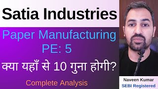 Satia Industries Paper company  Fundamental Analysis  Research  Result  april 2024 [upl. by Manbahs368]