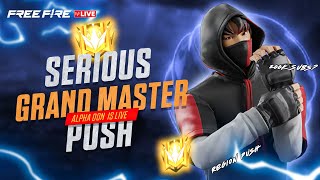 Grand Master Rank Push Live  Free Fire India Live Telugu  Telugu Gaming Live garenafreefireindia [upl. by Aletsirc]