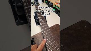 How do you tune a 7string guitar [upl. by Niliak]