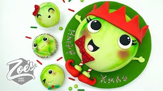 Christmas sprout cake tutorial [upl. by Sackville]