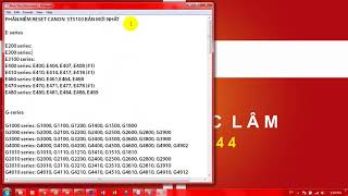 Reset canon ix 6770 ix6860 ix6820 ix6870 g1000 g2000 g3000 [upl. by Egidio]