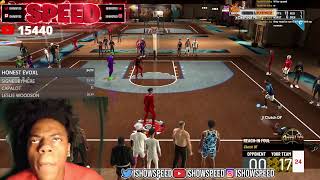 IShowSpeed Vs Luck DF 300 POT WAGER  NBA 2K21 LIVE STREAM [upl. by Dragon]