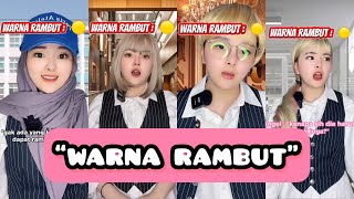 KOMPILASI VIDEO TIKTOK POV RERE Warna rambut  Regitamasri [upl. by Anevad]