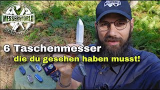 6 moderne Taschenmesser die du gesehen haben musst [upl. by Ailisec]