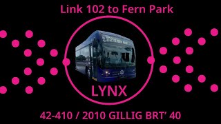 42410 on Link 102 to Fern Park FULL RIDE [upl. by Leduar586]