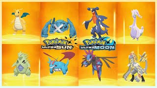 Pokemon UltraSun amp UltraMoon  How To Get All Fully Evolved PseudoLegendary Pokemon [upl. by Aciras522]