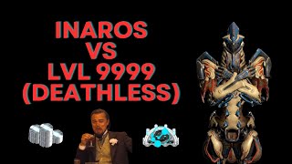 Warframe  Inaros vs Level 9999  Immortal  Easy  2024  Level cap builds [upl. by Lomaj]