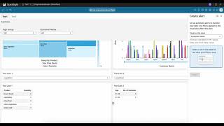 How to create alerts in the Quicksight Dashboard quicksight [upl. by Hiasi]