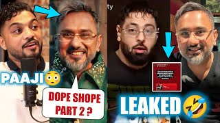 BADSHAH SHARED YO YO HONEY SINGH 🤯 RAFTAAR SAID PAAJI 😭 DOPE SHOPE 2❓ PAYAL [upl. by Leidba]