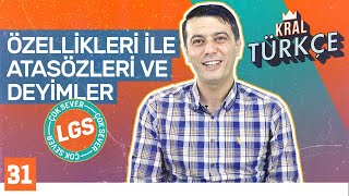 8 Sınıf Atasözleri ve Deyimler Atasözleri ve Anlamları Atasözlerinin Özellikleri  Türkçe 31 [upl. by Heeley428]