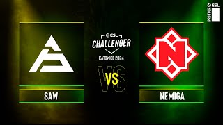 sAw vs Nemiga  ESL Challenger Katowice 2024  CQ  EU [upl. by Edvard559]