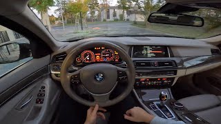 BMW F11 518D LCI Modern Line 2013 100kW  4K POV Test Drive [upl. by Snowber]