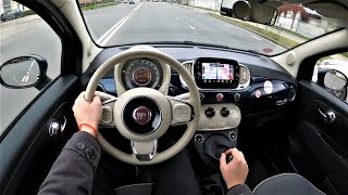 Fiat 500C Cabrio  POV Test Drive Fiat GoPRO driving [upl. by Koller870]