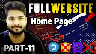 Full website Development🔥 Part11  Complete Projects webdesignCodeDynamo2456 [upl. by Rebmyt615]