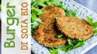 BURGER DI SOIA fatti in casa FACILI PROTEICI e LIGHT perfetti per la CENA  Vegan burger recipe [upl. by Caiaphas809]