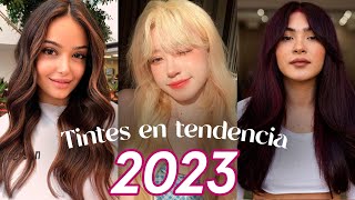 LAS TENDENCIAS DE COLOR 2023 🍷🔥 CABELLO [upl. by Annavoj]