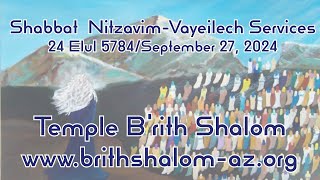 Shabbat NitzavimVayeilech Services [upl. by Nylak]