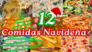 🎄☃️12 COMIDAS NAVIDEÑAS FACILES ¡SIN HORNO mihogardulcehogar recetasnavideñas cenasnavideñas [upl. by Tarah]