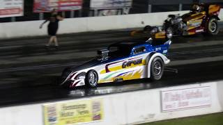 Fuel Altered New York Earthshaker vs Geroni Racing  2017 Night Of Fire at Lebanon Valley Dragway [upl. by Gorlicki909]