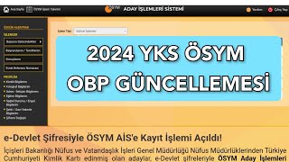 2024 YKS OBP GÜNCELLEMESİ [upl. by Pooley]