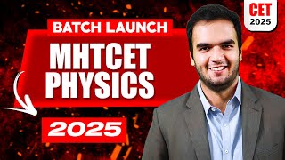 MHTCET 2025 PHYSICS BATCH LAUNCH  RG LECTURES Announcement  FOR MAHARASHTRA BOARD STUDENTS [upl. by Eyssej639]