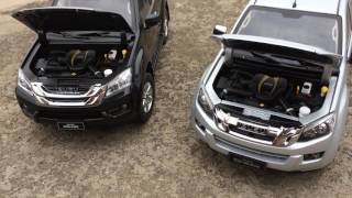 Mini ISUZU MUX AND DMAX Diecast cars [upl. by Leibman]