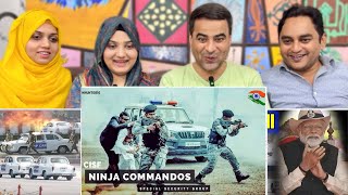 CISF Ninja Commando  CISF Special Security Group In Action  CISF Ninja Commando  Reaction [upl. by Dnalra]