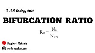 How to calculate Bifurcation ratio  birfucation ratio formula  Deepjyoti Mahanta [upl. by Estis]