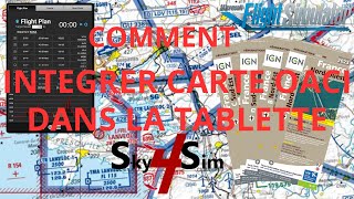 MSFS 2020 VFR  SKY4SIM CARTE OACI  TUTO  FR [upl. by Angelo]