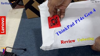 Lenovo ThinkPad P14s Gen 4 Core i7 13th Gen Unboxing and Review  Upgrade Options [upl. by Hanahs]