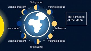 Learn the 8 Phases of the Moon [upl. by Anahsohs]