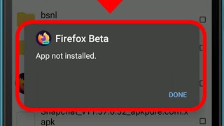 App not installed error in Android  Fix [upl. by Attezi867]