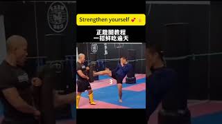 TerrorPositive Kicks Powerful 😱💪challenge martialarts [upl. by Rellim]