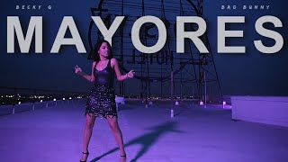 Mayores  Becky g  Bad Bunny  English Lyrics  Version en Espanol [upl. by Dana]