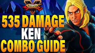 Street Fighter 5 Ken Combos  SF6 Ken Combo Tutorial  Daryus P [upl. by Ielarol]