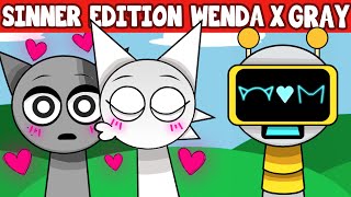 Incredibox Sprunki Sinner Edition But With WenDa x Gray Kiss  All Reactions [upl. by Ned]