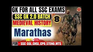 Lecture8 MARATHAS  Medieval History by Parmar SSC cgl2024 parmarssc ssccgl parmarsir [upl. by Costello348]