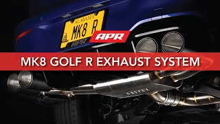 APR MK8 Golf R Catback Exhaust System [upl. by Ramos]