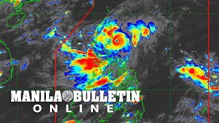 Super Typhoon Goring maintains strength begins loop over PH sea [upl. by Yelak]