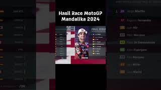 Hasil Race MotoGP Mandalika 2024 [upl. by Arba]