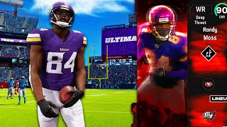 Most Feared Randy Moss is INSANE in MUT [upl. by Lissi]