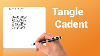 How to draw tangle Cadent [upl. by Bahner]