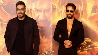 Bajirao Singham Ajay Devgn and Tiger Shroff Grand Entry at Singham Again Biggest Trailer Launch [upl. by Sieber]