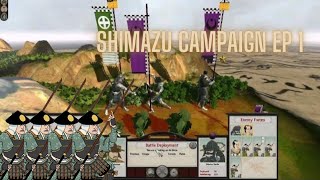 Modded Shogun 2 Shimazu Campaign Ep 1 [upl. by Nodnalb]